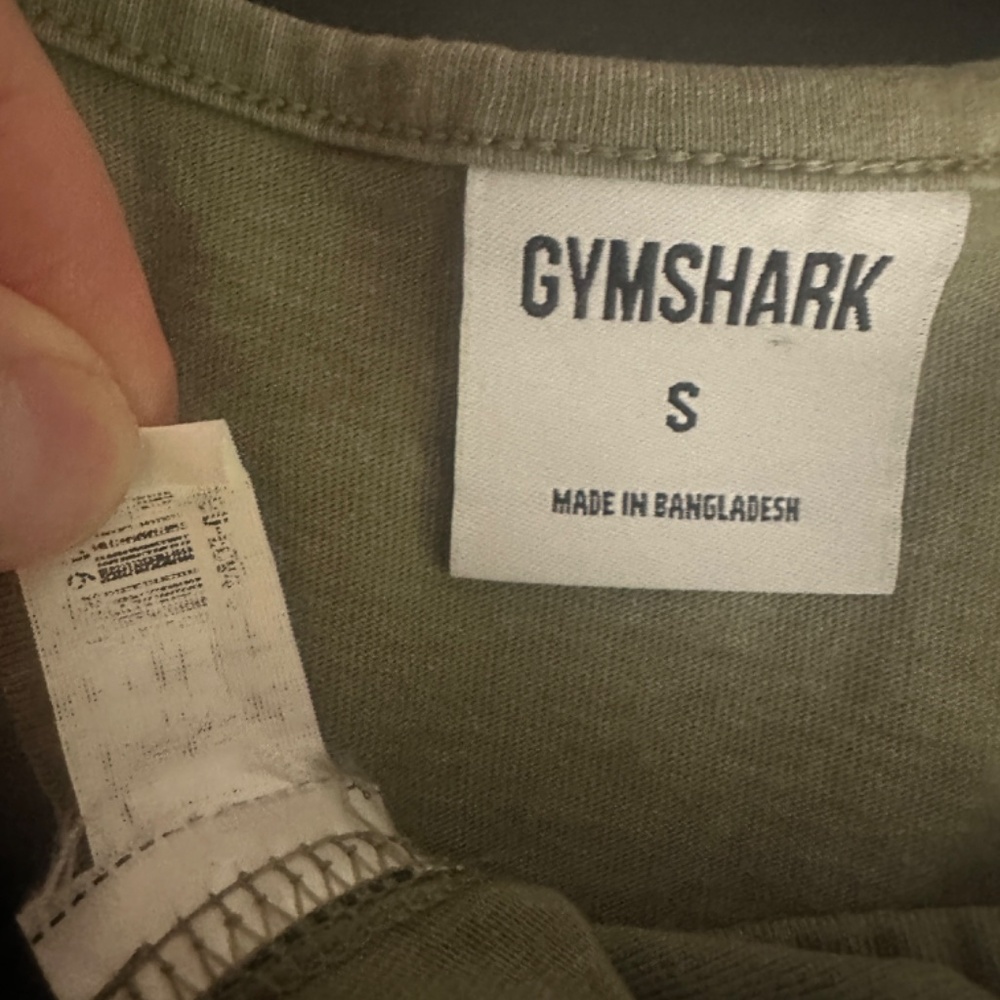 Gymshark Tank Top Small Gently worn 100% cotton 19" armpit to armpit - Picture 4 of 4